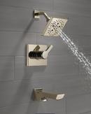 Delta Faucet Lumicoat Polished Nickel Single Handle Multi Function Bathtub & Shower Faucet (Trim Only) 