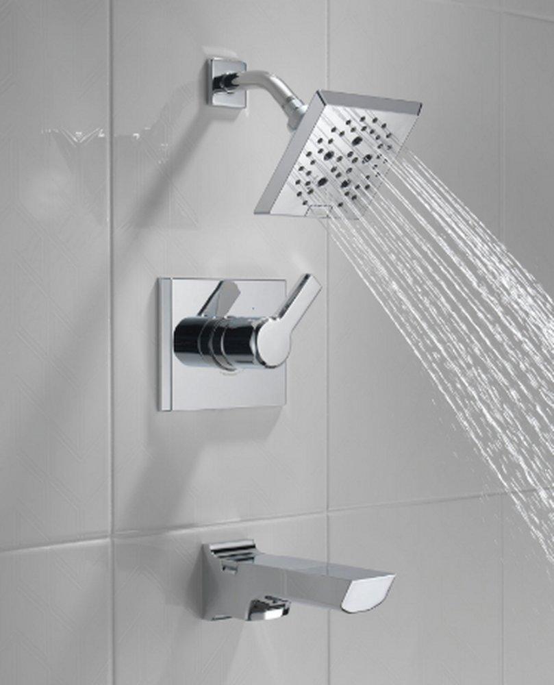 Delta Faucet Lumicoat Chrome Single Handle Multi Function Bathtub & Shower Faucet (Trim Only) 