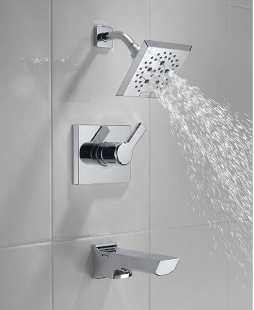 Delta Faucet Lumicoat Chrome Single Handle Multi Function Bathtub & Shower Faucet (Trim Only) 