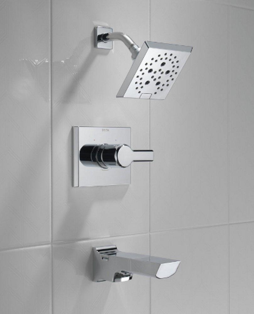 Delta Faucet Lumicoat Chrome Single Handle Multi Function Bathtub & Shower Faucet (Trim Only) 