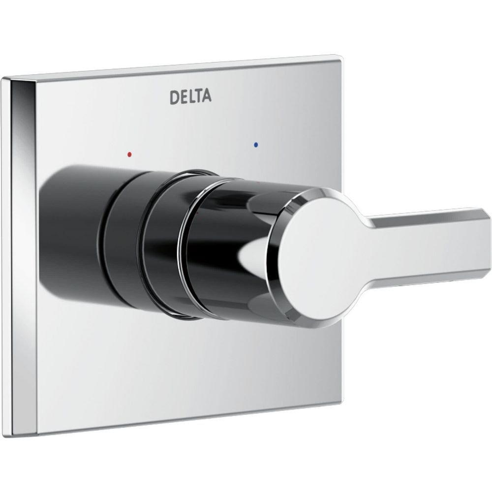 Delta Faucet Lumicoat Chrome Single Handle Pressure Balancing Valve Trim 