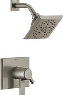 Two Handle Multi Function Shower Faucet in Lumicoat® Stainless (Trim Only)