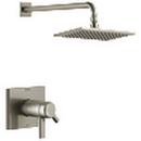 Two Handle Single Function Shower Faucet in Lumicoat™ Stainless (Trim Only)
