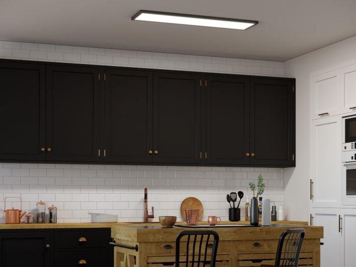 Good Earth Lighting Matte Black 6500 Kelvin LED Linear Lighting 