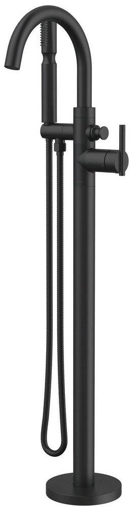 Gerber Plumbing Satin Black Single Handle Lever Floor Mount Filler 