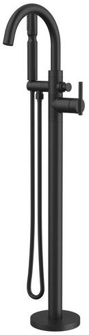 Gerber Plumbing Satin Black Single Handle Lever Floor Mount Filler 