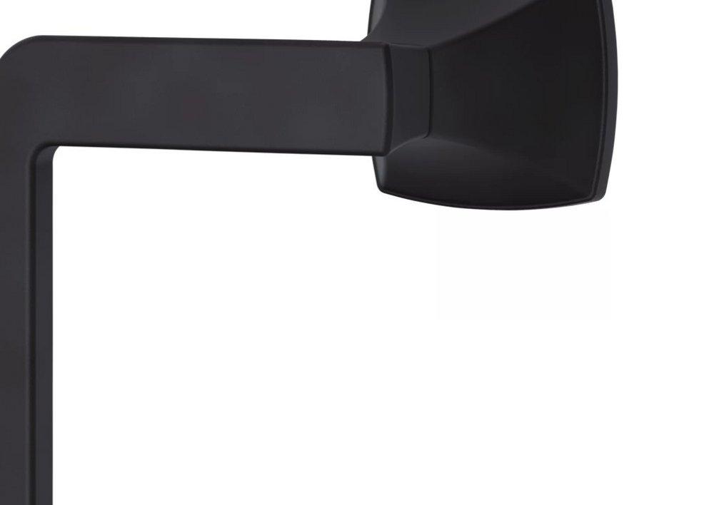 Venturi Towel Ring in Black 
