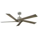 56 in. 5-Blade Indoor Ceiling Fan in Brushed Steel