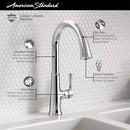 American Standard Stainless Steel Single Handle Pull Down Kitchen Faucet 
