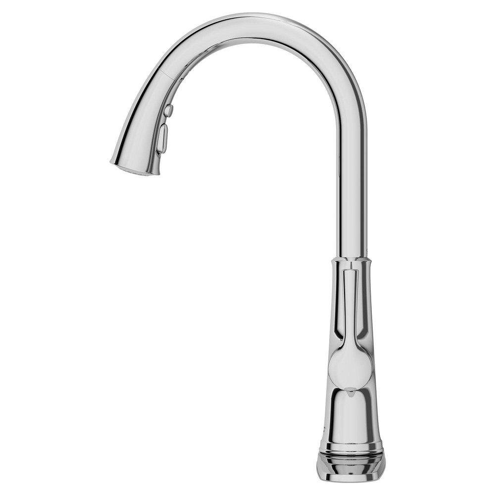 American Standard Stainless Steel Single Handle Pull Down Kitchen Faucet 