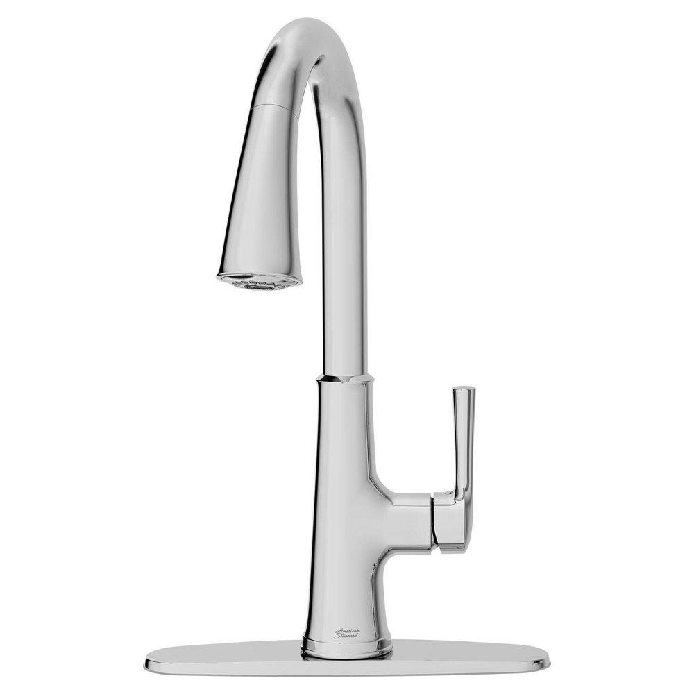American Standard Stainless Steel Single Handle Pull Down Kitchen Faucet 