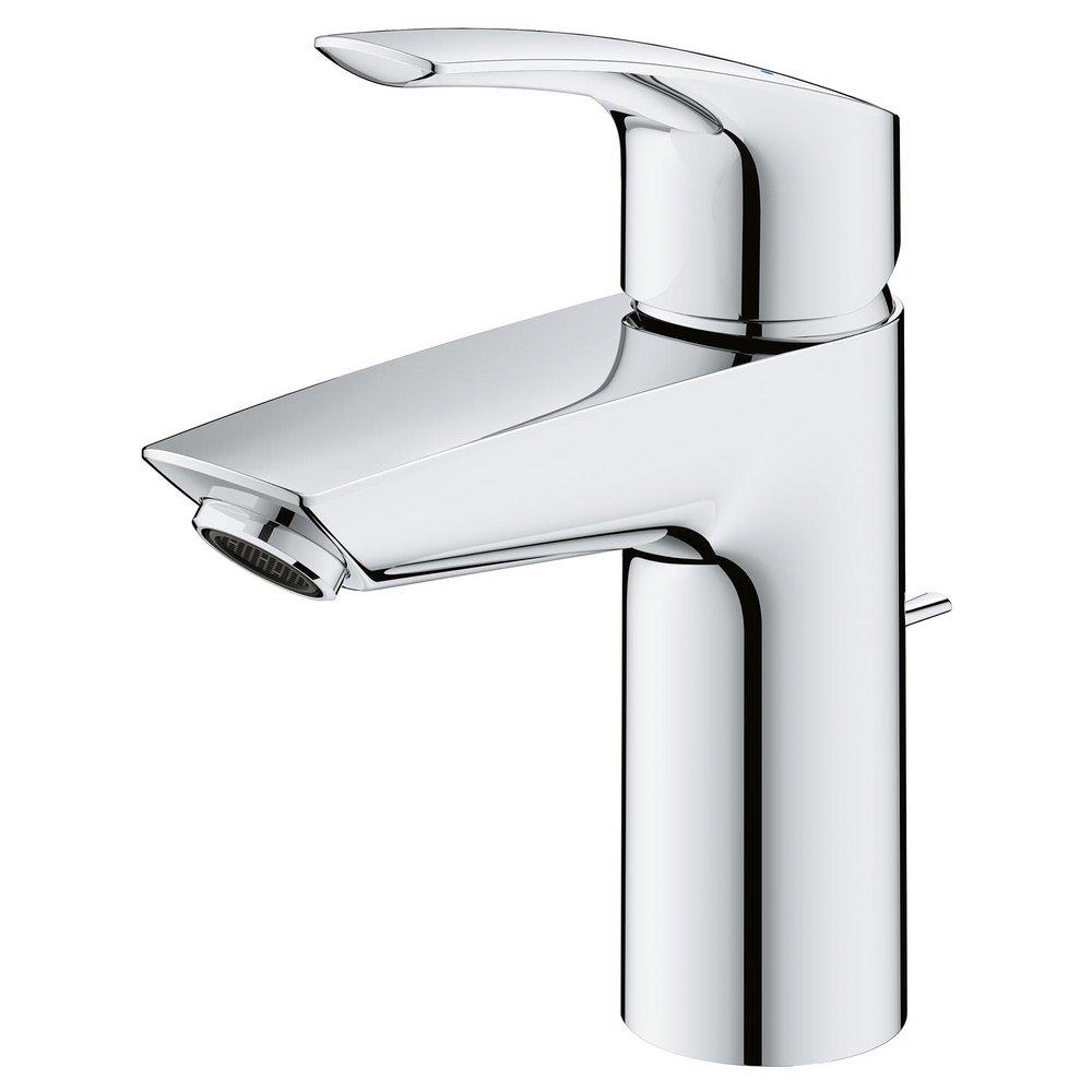 Single Handle Monoblock Bathroom Sink Faucet in StarLight&reg; Chrome 