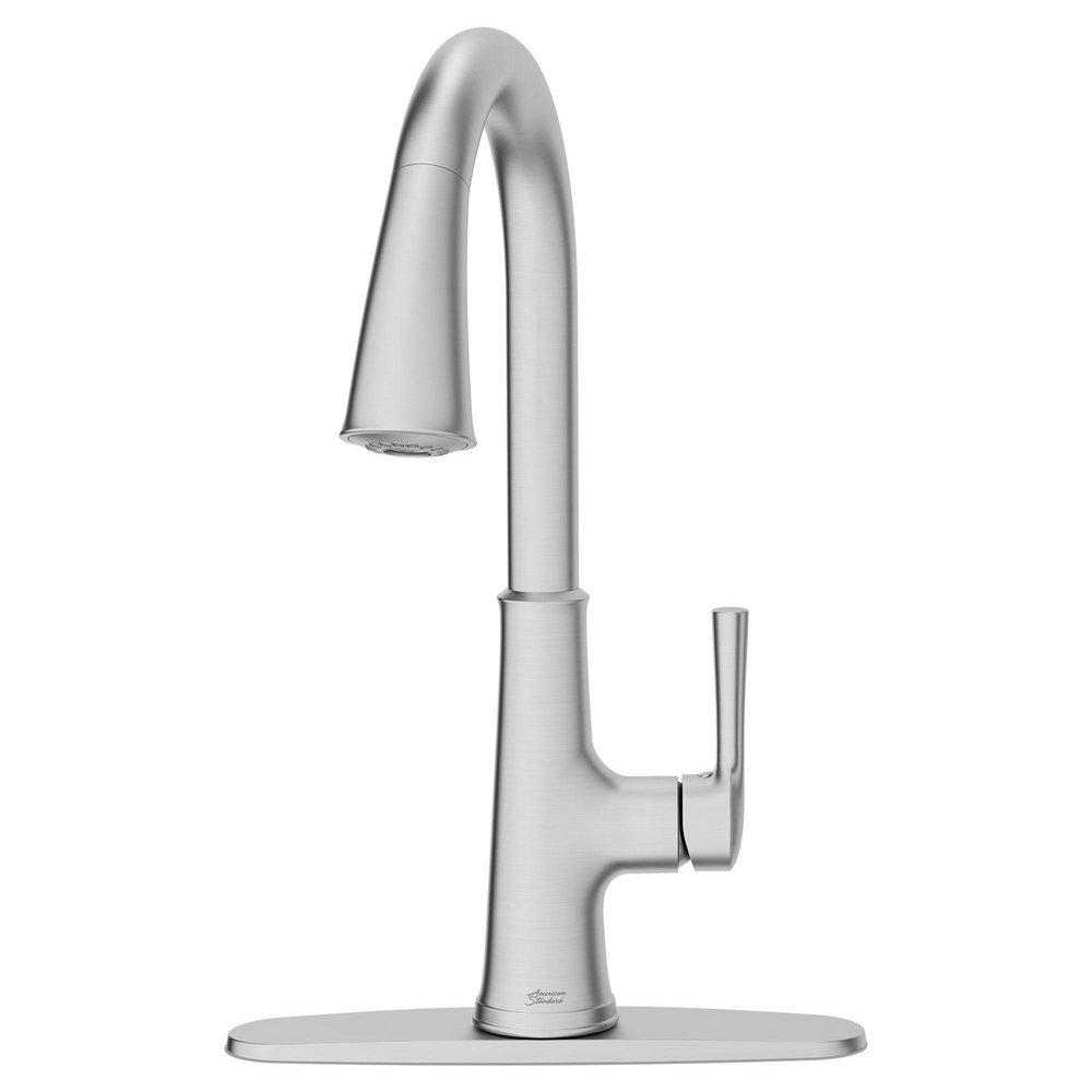 American Standard Polished Chrome Single Handle Pull Down Kitchen Faucet 