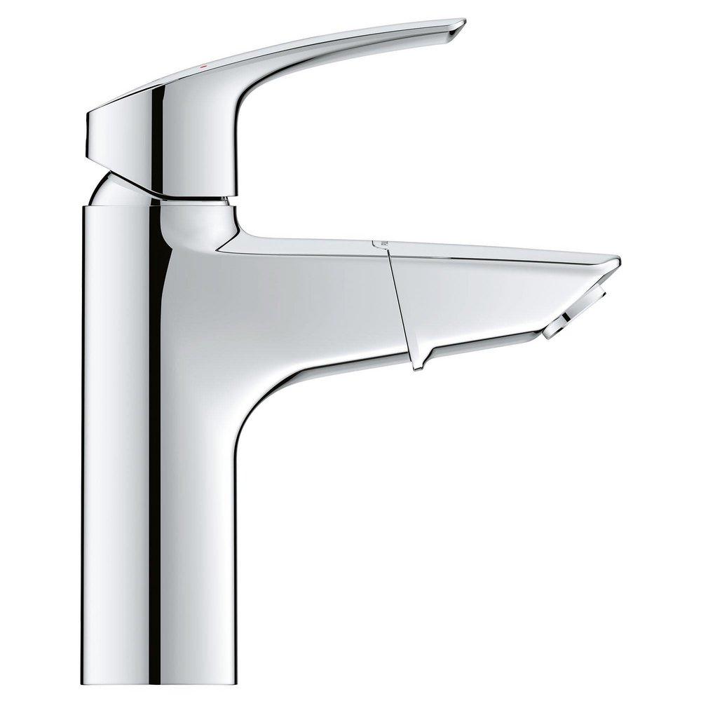 Single Handle Monoblock Bathroom Sink Faucet in StarLight Chrome 