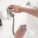 Single Handle Monoblock Bathroom Sink Faucet in StarLight Chrome 