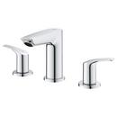 GROHE StarLight Chrome Two Handle Widespread Bathroom Sink Faucet 
