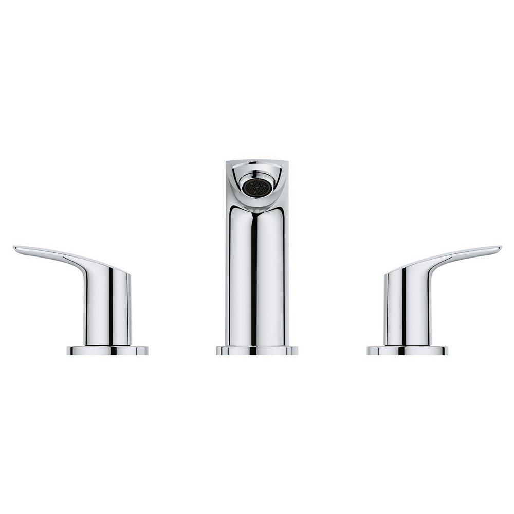 GROHE StarLight Chrome Two Handle Widespread Bathroom Sink Faucet 