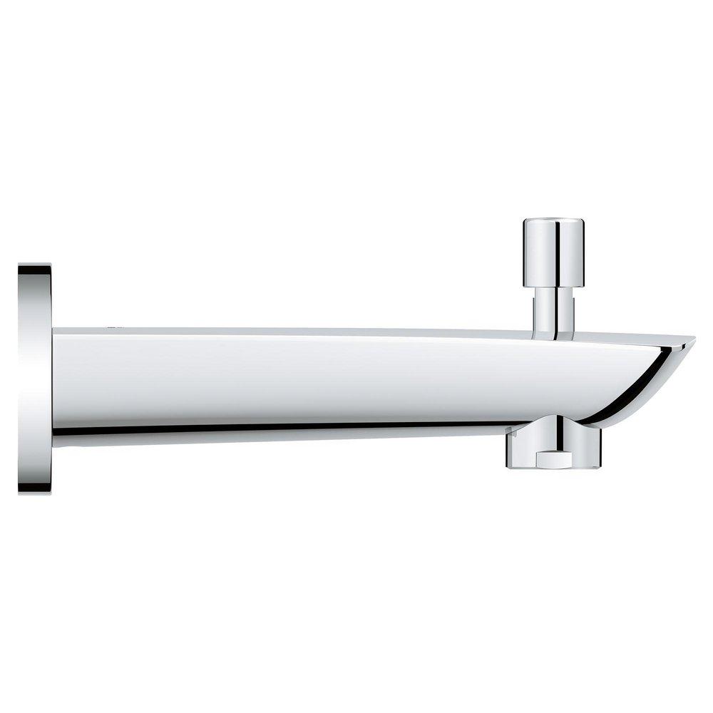 Wall Mount Tub Spout with Diverter in Chrome 
