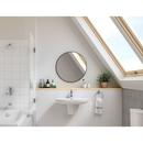 Single Handle Monoblock Bathroom Sink Faucet in Starlight Chrome 