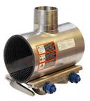 Total Piping Solutions 1 x 2.13 - 2.38 in. MNPT 225 psi 304 Stainless Steel Tapping Sleeve 