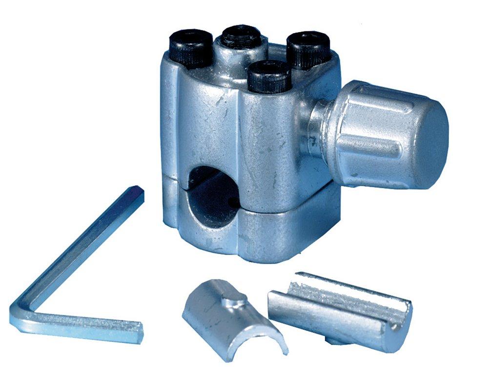 Supco Silver Hydronic Line Tap Valve OD Tube Aluminum 