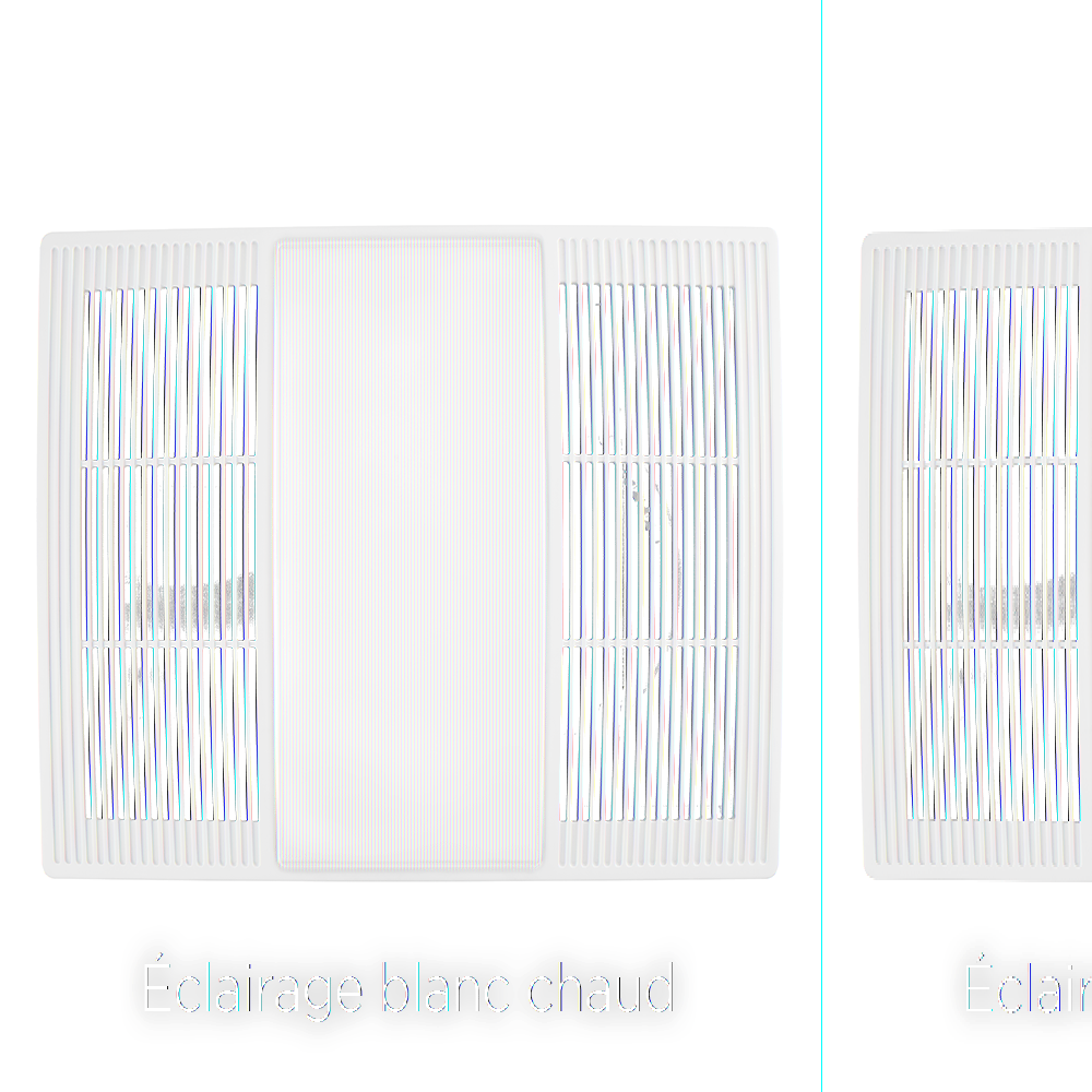 Broan White Bathroom Exhaust Fan in White 