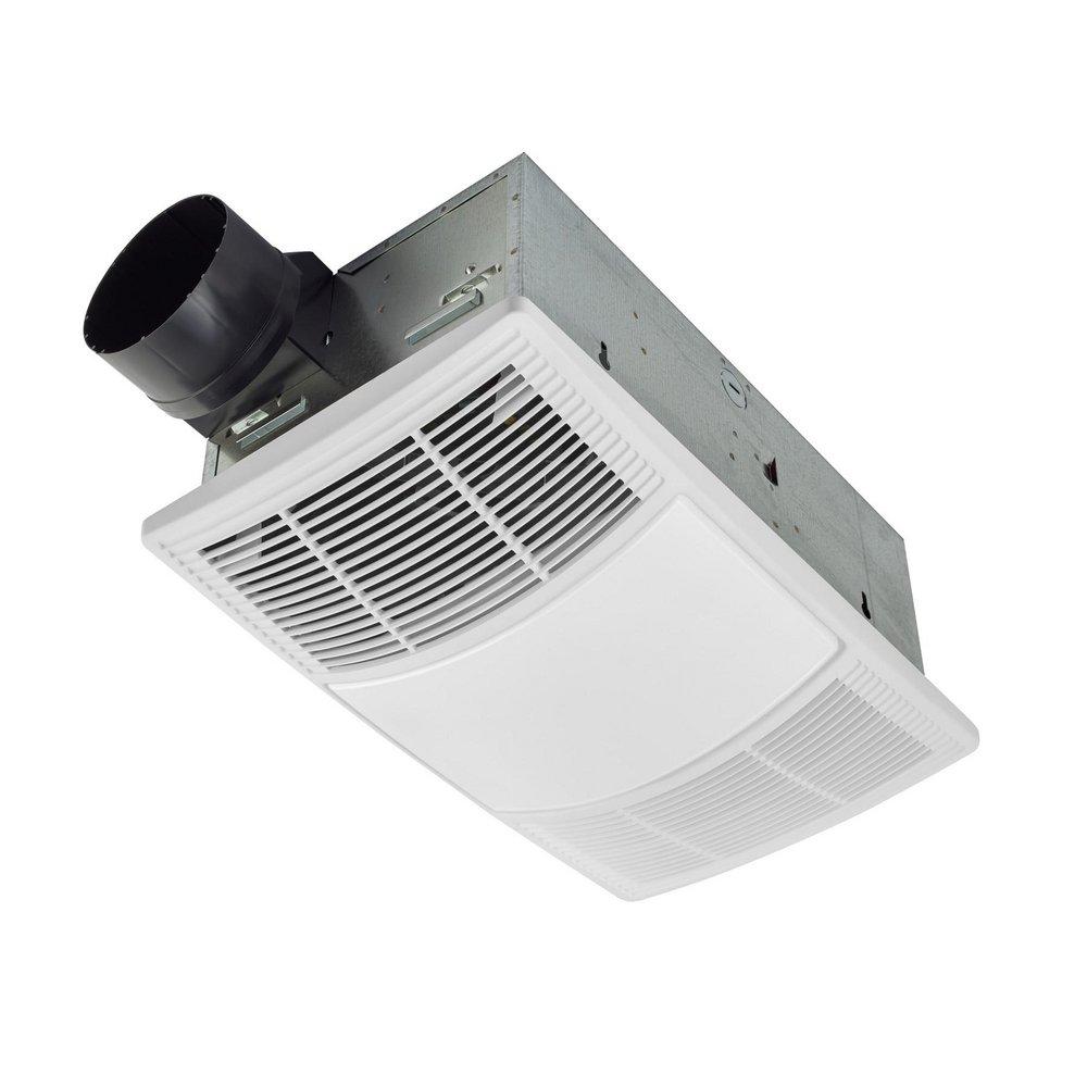 Broan White Bathroom Exhaust Fan in White 