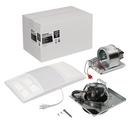 80 CFM LED/CCT Bathroom Exhaust Fan with LED Color-Changing Light & Heater - Finish pack - 1.5 Sones
