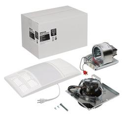 80 CFM LED/CCT Bathroom Exhaust Fan with LED Color-Changing Light & Heater - Finish pack - 1.5 Sones