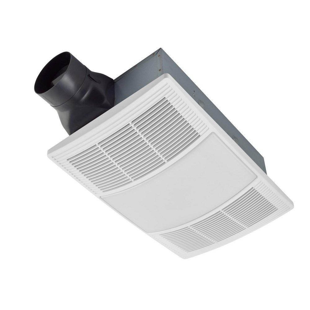 Broan White Bathroom Exhaust Fan in White 