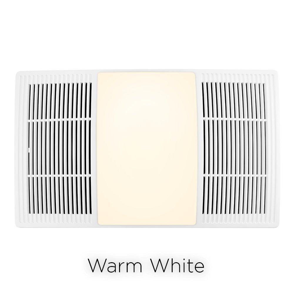 Broan White Bathroom Exhaust Fan in White 