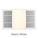 Broan White Bathroom Exhaust Fan in White 