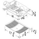 Broan White Bathroom Exhaust Fan in White 