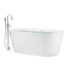 FREESTANDING BATHTUB AND TUB FILLER 