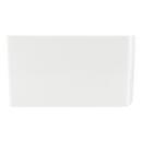 Signature Hardware White 33 x 22 in. 1 Hole Swanstone 2 Bowl Dual Mount, Drop-in and Undermount Kitchen Sink 