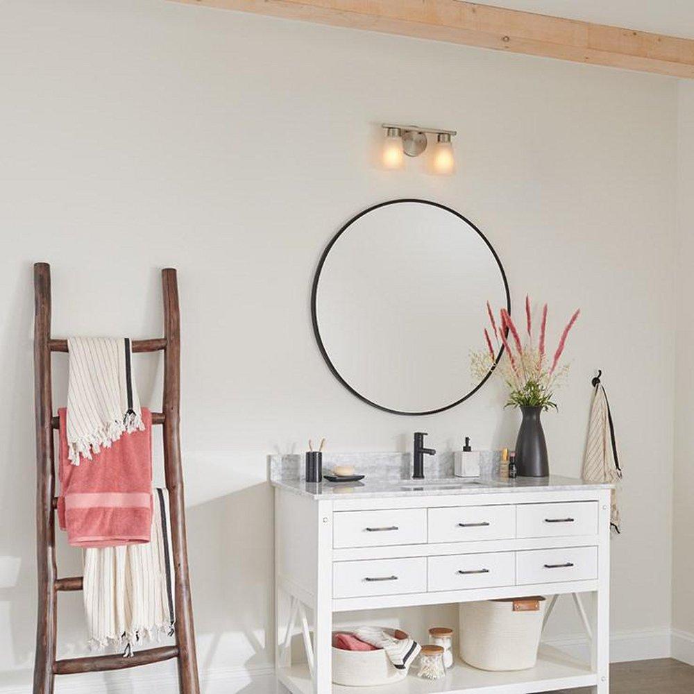 Kichler Lighting Brushed Nickel 60W 2-Light Medium E-26 Vanity Fixture 