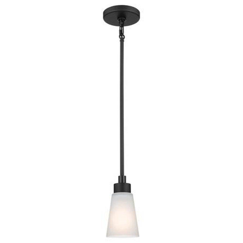 Kichler Lighting Black 60W 1-Light Medium E-26 Incandescent Pendant Light 