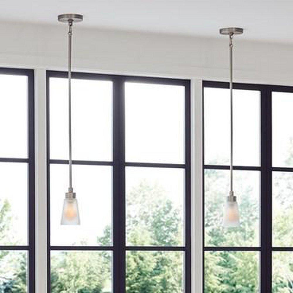 Kichler Lighting Brushed Nickel 60W 1-Light Medium E-26 Incandescent Pendant Light 