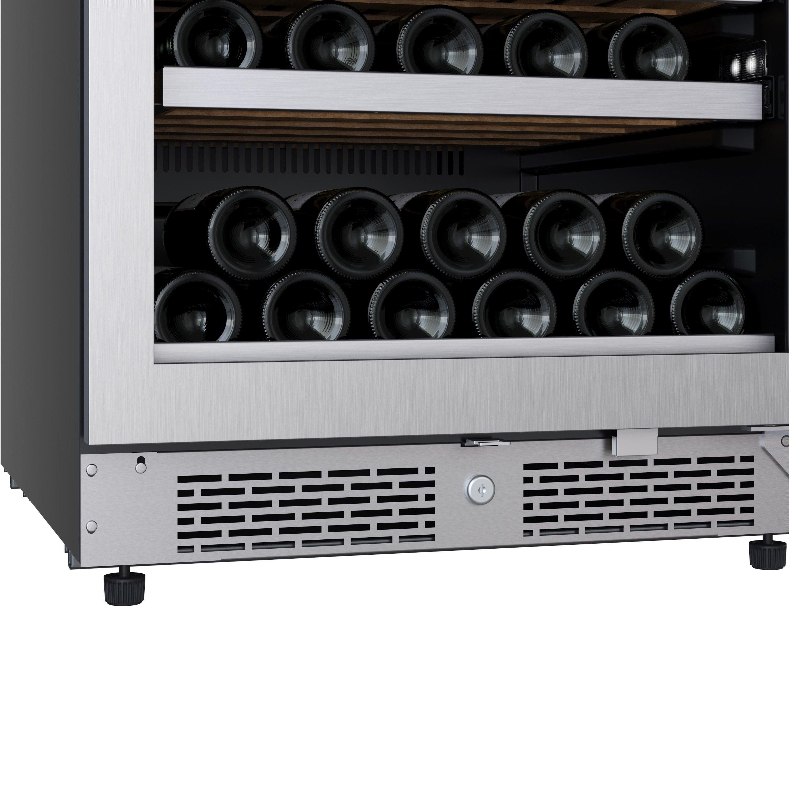 Avallon Stainless Steel 24 in. Built-in Wine Cooler 