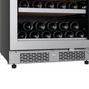Avallon Stainless Steel 24 in. Built-in Wine Cooler 