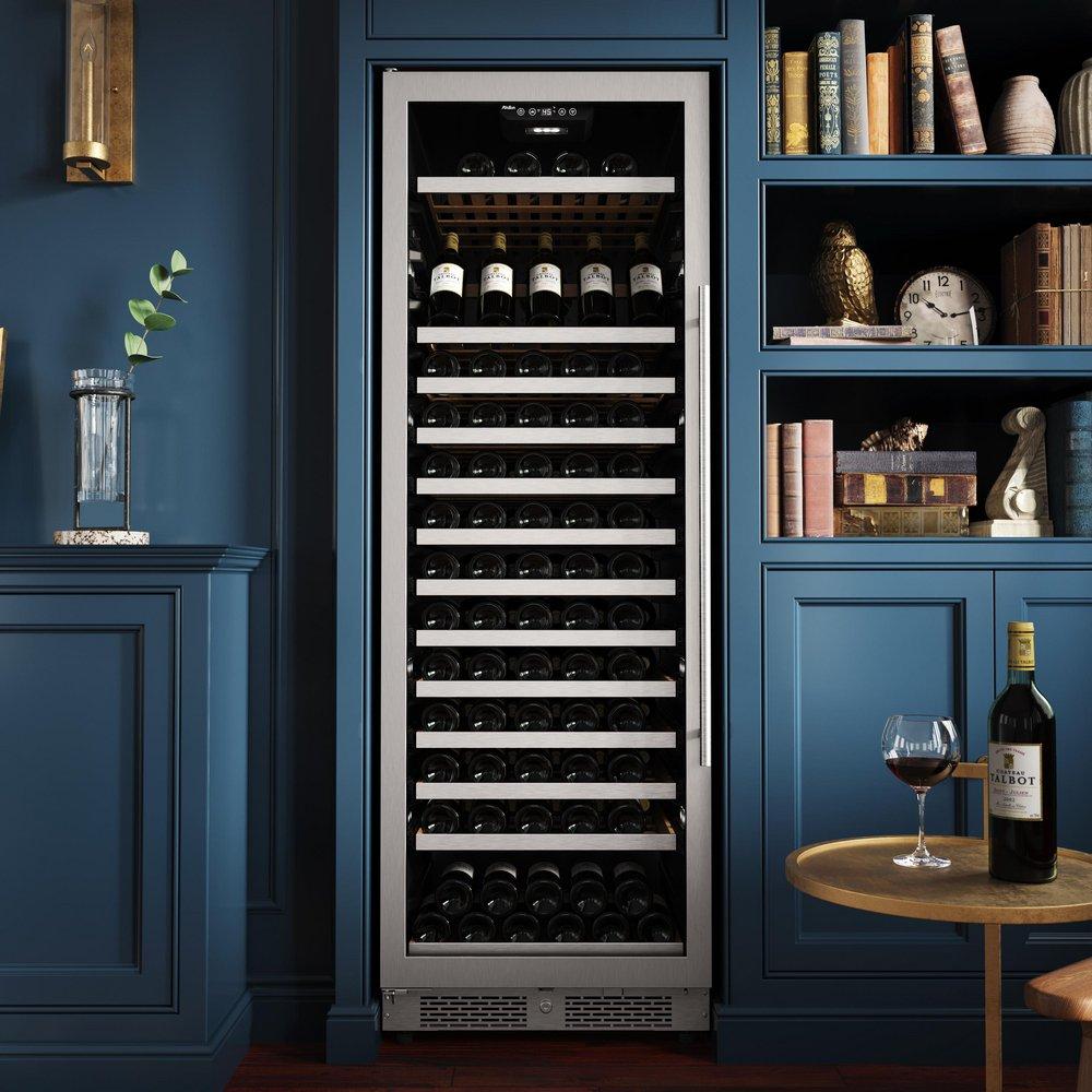 Avallon Stainless Steel 24 in. Built-in Wine Cooler 