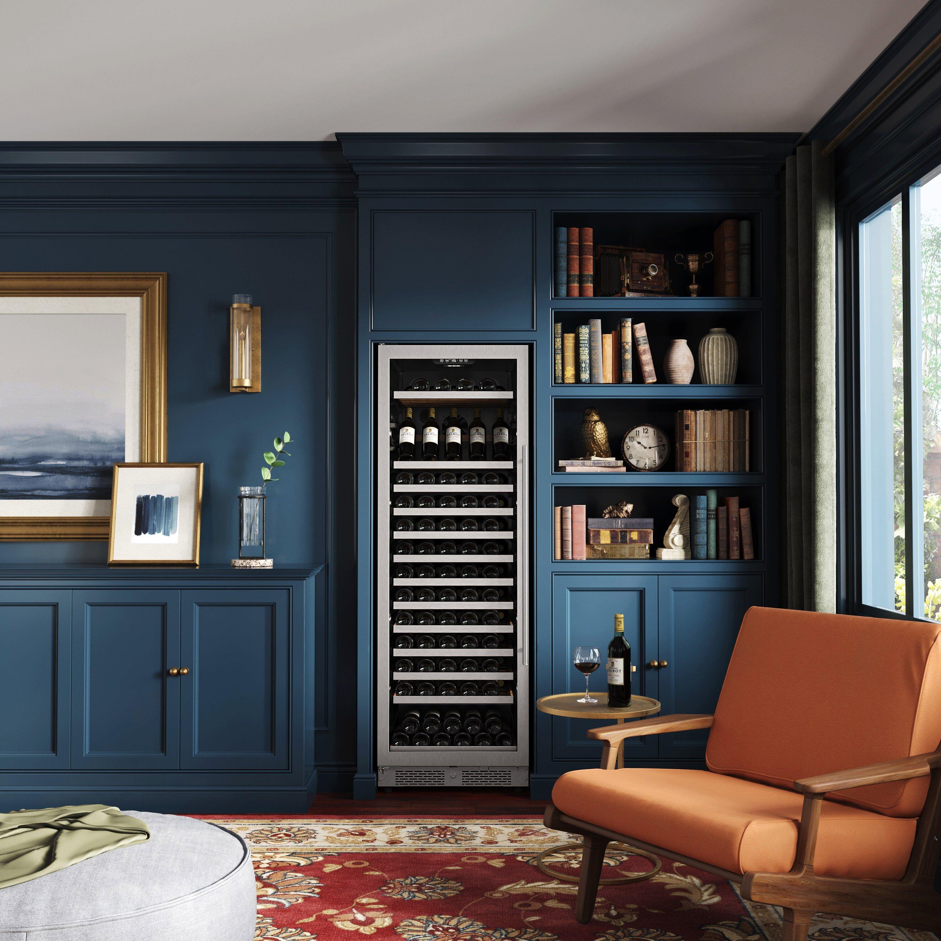 Avallon Stainless Steel 24 in. Built-in Wine Cooler 