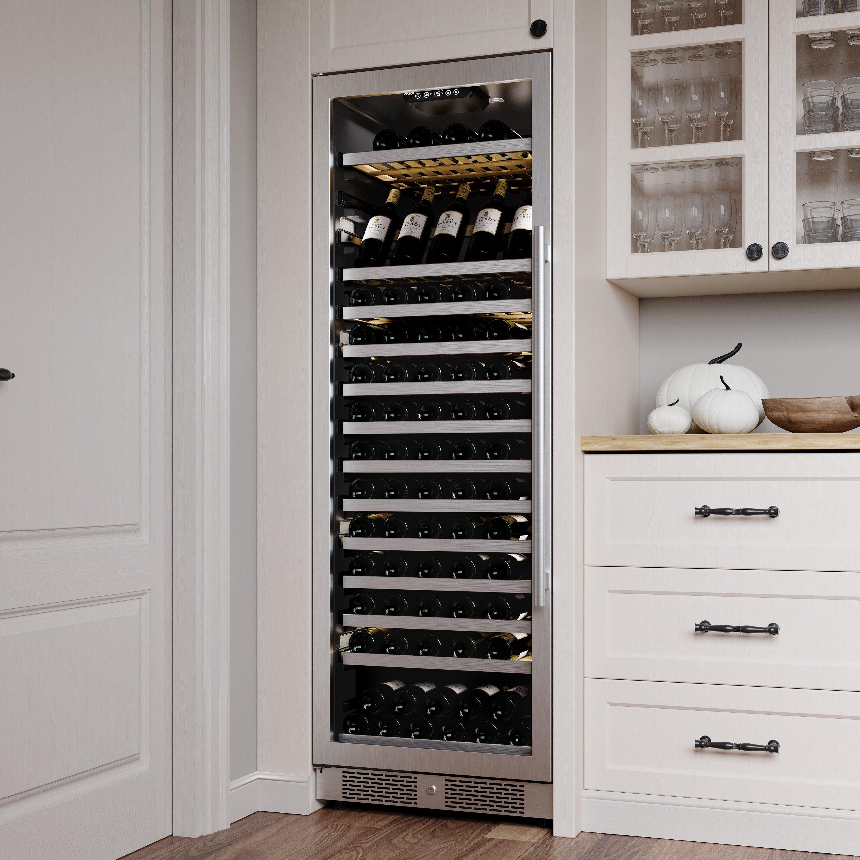 Avallon Stainless Steel 24 in. Built-in Wine Cooler 