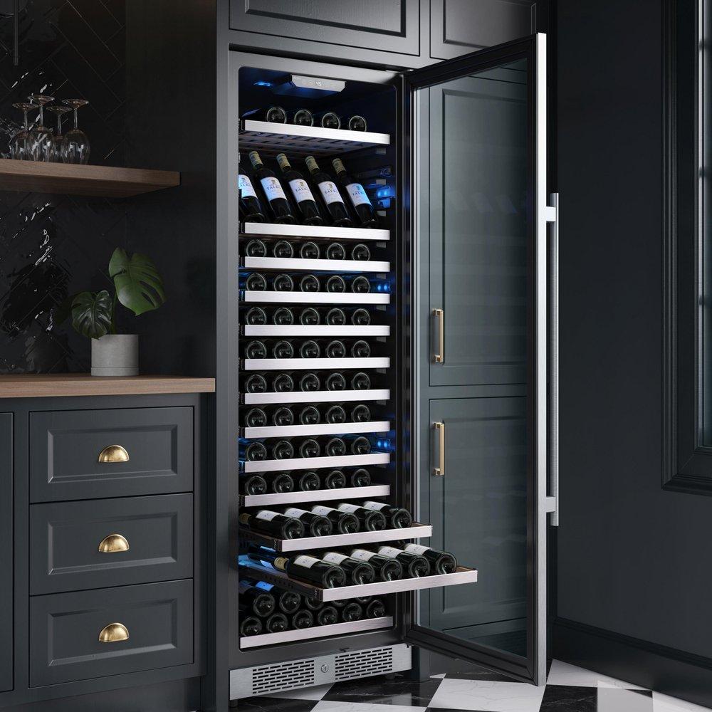 Avallon Stainless Steel 24 in. Built-in Wine Cooler 