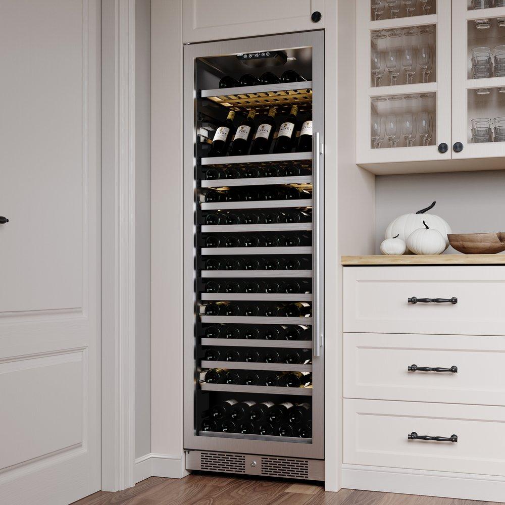 Avallon Stainless Steel 24 in. Built-in Wine Cooler 