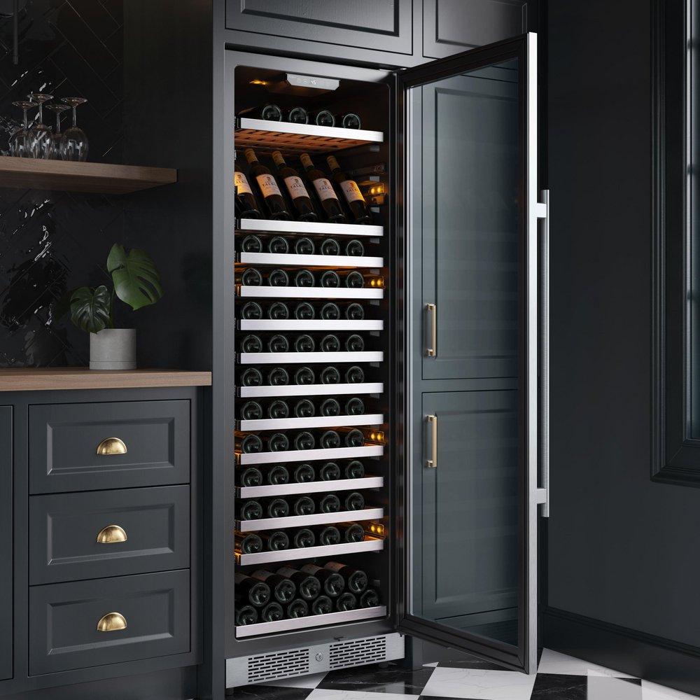 Avallon Stainless Steel 24 in. Built-in Wine Cooler 