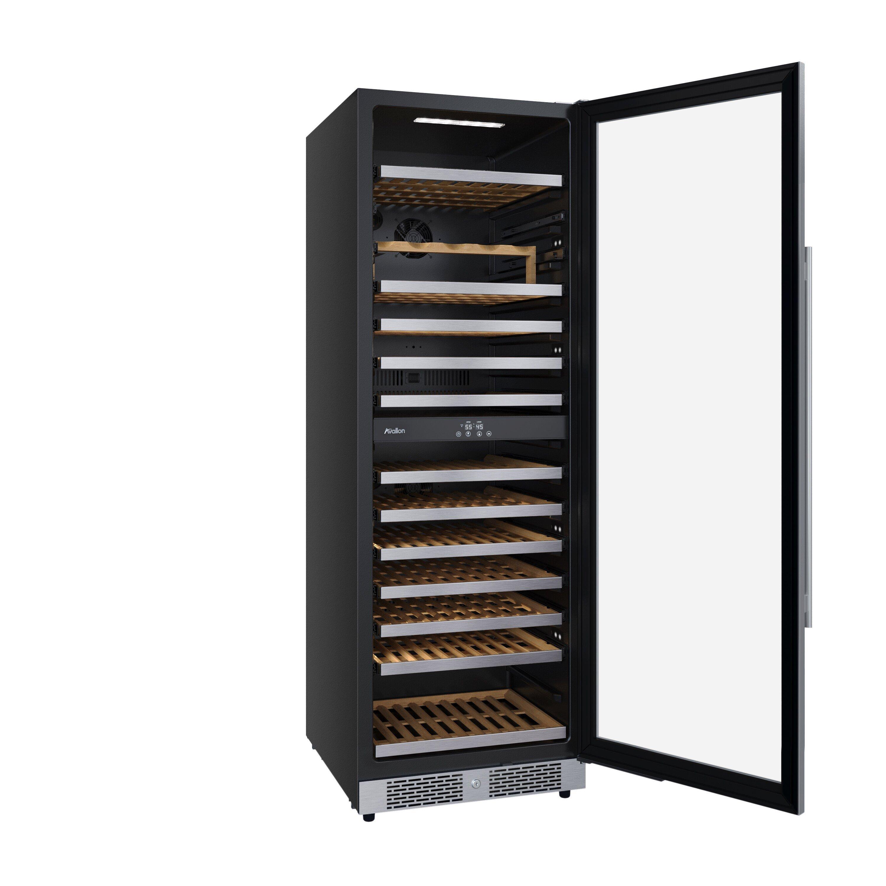 Avallon Stainless Steel 24 in. Built-in Wine Cooler 
