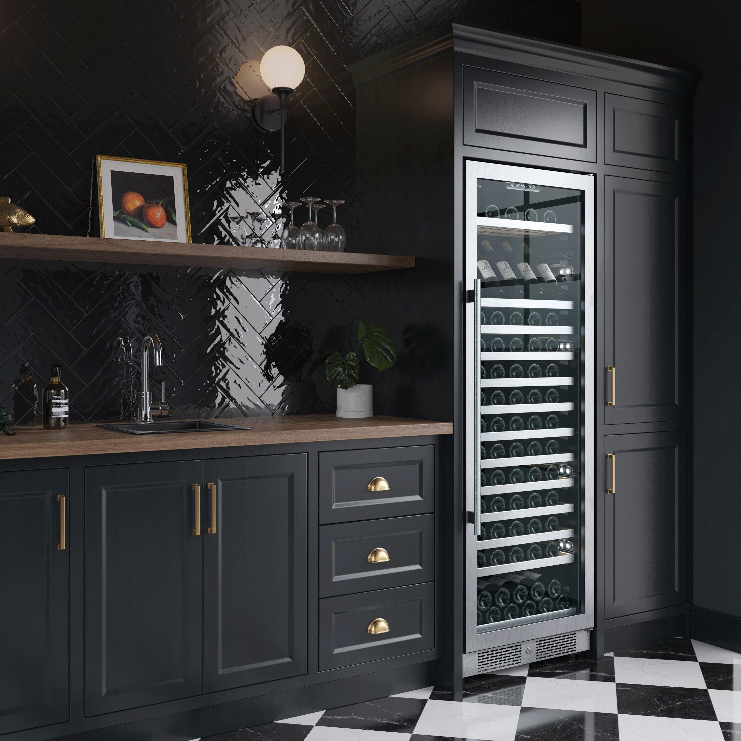 Avallon Stainless Steel 24 in. Built-in Wine Cooler 