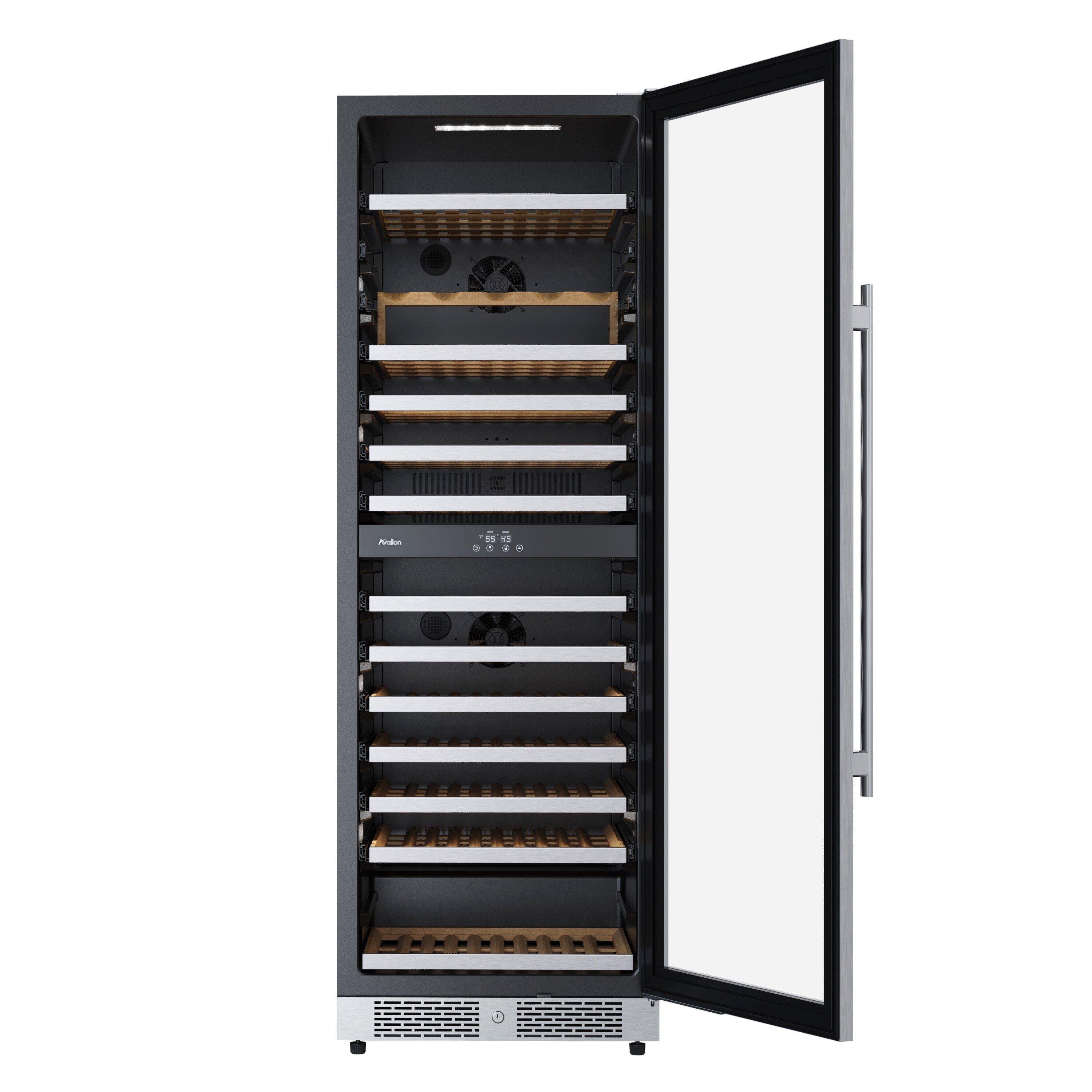 Avallon Stainless Steel 24 in. Built-in Wine Cooler 