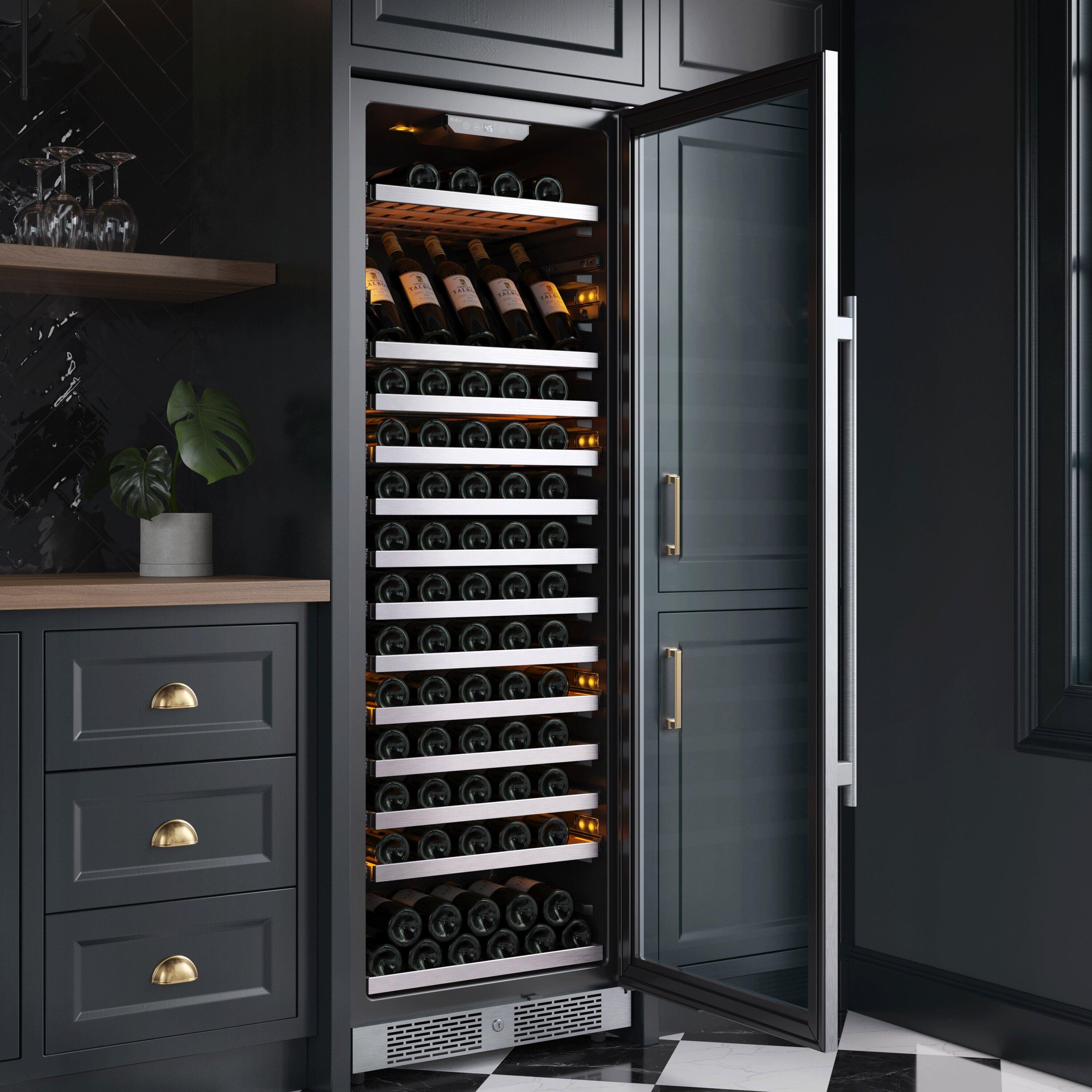 Avallon Stainless Steel 24 in. Built-in Wine Cooler 